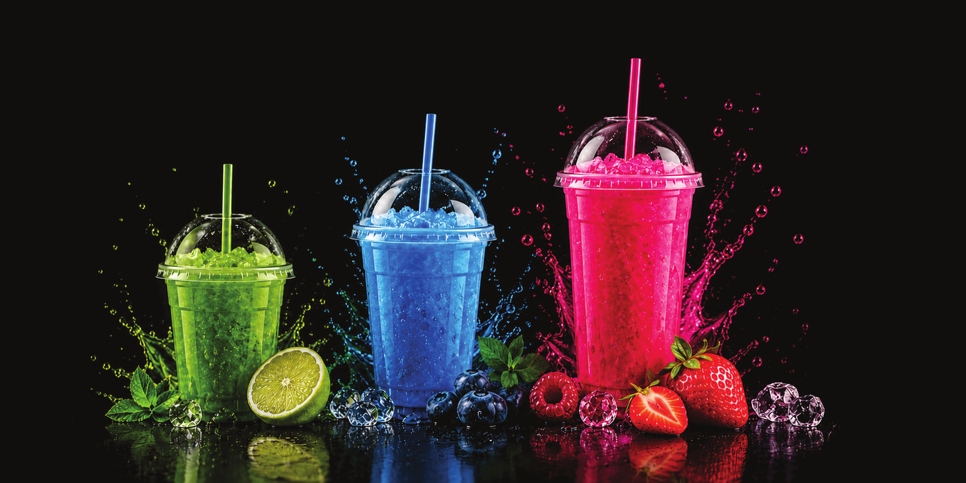 Ruben's colorful signature daiquiri drinks